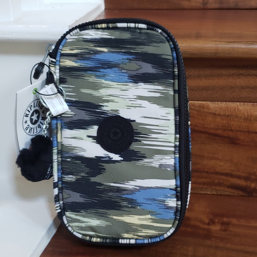 NWT Kipling 50 Pens Case/Cosmetic Case